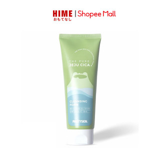 Sữa Rửa Mặt Chiết Xuất Rau Má Đảo Jeju Pretty Skin The Pure Jeju Cica Cleansing Foam 150ml
