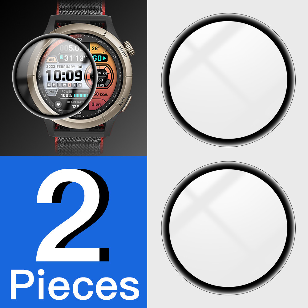 Garmin Fenix8 Fenix7 Fenix6 1-3 Chiếc 9D HD Đen Edge Kính Cường Lực Cho Garmin Fenix 8 47mm 7X 7S 7 