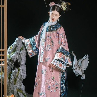 Trẻ Concubine Nhà Thanh Quần Áo Nữ Nhà Thanh Quần Áo Cờ Quần Áo Cờ Nữ In Phong Cách Trung Hoa Phong Cách Cung Điện Hanfu Qing Quần Áo 5.28