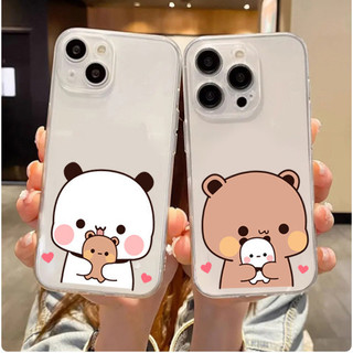 Ốp Lưng Cho Iphone 15 14 13 12 11 Pro Max Cặp Đôi Hoạt Hình Dễ Thương Gấu Bé Kid Case Xs 6 7 8 Plus Ip11 Ip15 Ip14 Pro Max 11 Ốp Lưng