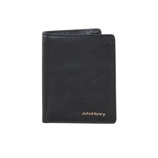 Ví nam da bò kiểu đứng , chất liệu 100% da thật John Henry - WT23SS08-VE