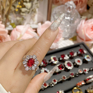 Nhẫn Ruby Nhẫn Nữ Trang Sức Thời Trang Nhiều Phong Cách