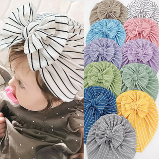Turban băng đô nơ kẻ sọc cho bé yêu