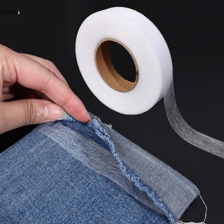 60 mét / cuộn hai mặt không dệt liên kết vải dính vải sắt trên viền băng web diy hộ gia đình may phụ kiện