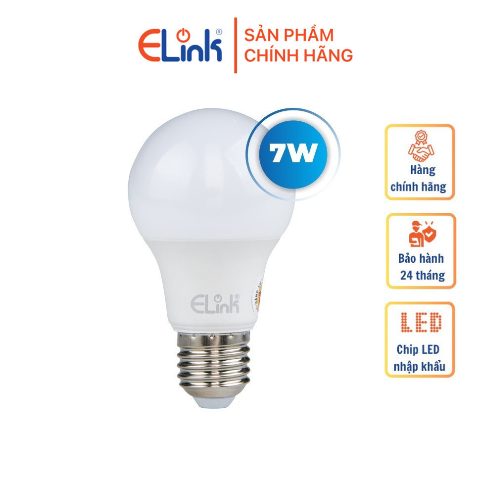 Bóng Đèn Led Bulb ELink 7W búp, Chất lượng cao
