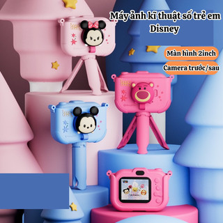 Máy Chụp Ảnh, Quay Phim Disney KDC-0027 Kèm Thẻ Nhớ 32GB Camera HD 1080 Cho Bé Hình Gấu Dâu, Minnie Dễ Thương (TH SHOP