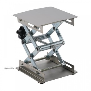 #VOGUEZ#Adjustable Stainless Steel Lift Table Compact Manual Stand for Construction Work
