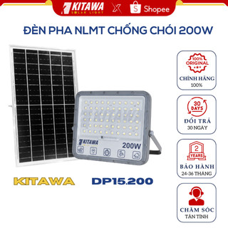 Đèn pha chống chói năng lượng mặt trời kitawa dp15.200