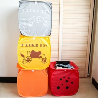 New Product#Large Storage Basket Fabric Foldable Portable Storage Basket Cartoon Laundry Basket Children Toy Storage Laundry Basket4wu