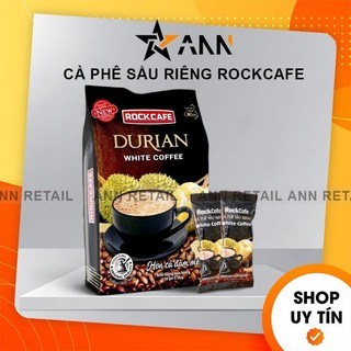 Cà phê sầu riêng durian rockcafe 30 gói - cà phê hòa tan thơm ngon đậm vị béo sầu riêng
