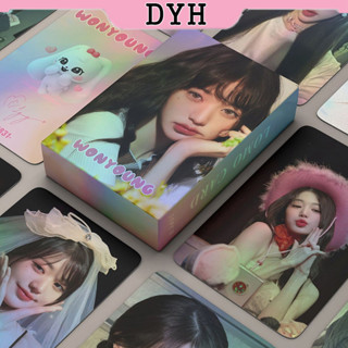 Dih 55 Cái / hộp IVE WONYUNG Laser Photocards Holographic LOMO Card KPOP Album