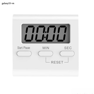 [Hanabe]White LCD Digital Kitchen Cooking Timer Count Down Up Clock Loud Alarm Magnetic Hour Meter