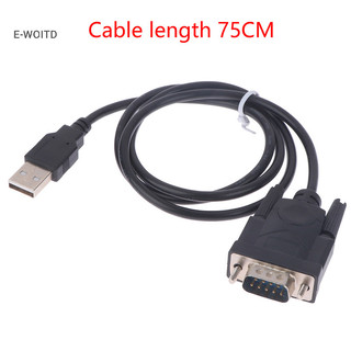 E-woitd 1Pc USB RS232 sang DB 9Pin Nam Cáp Chuyển Đổi Hỗ Trợ Win7-10 Hệ Thống HNVN