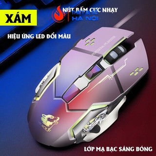 Chuột chuyên game 6d - led 7 màu free wolf -dc2220