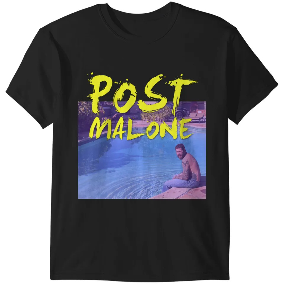 Áo thun Unisex Post Malone In The Pool Full Size Xs-3Xl