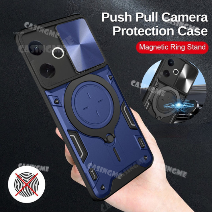 Dành Cho Vivo Y39 5G 2025 Giáp Chống Sốc Đẩy Kéo Camera Bảo Vệ Vỏ Cho Vivo Y39 5G VivoY39 Y39 Y29 39