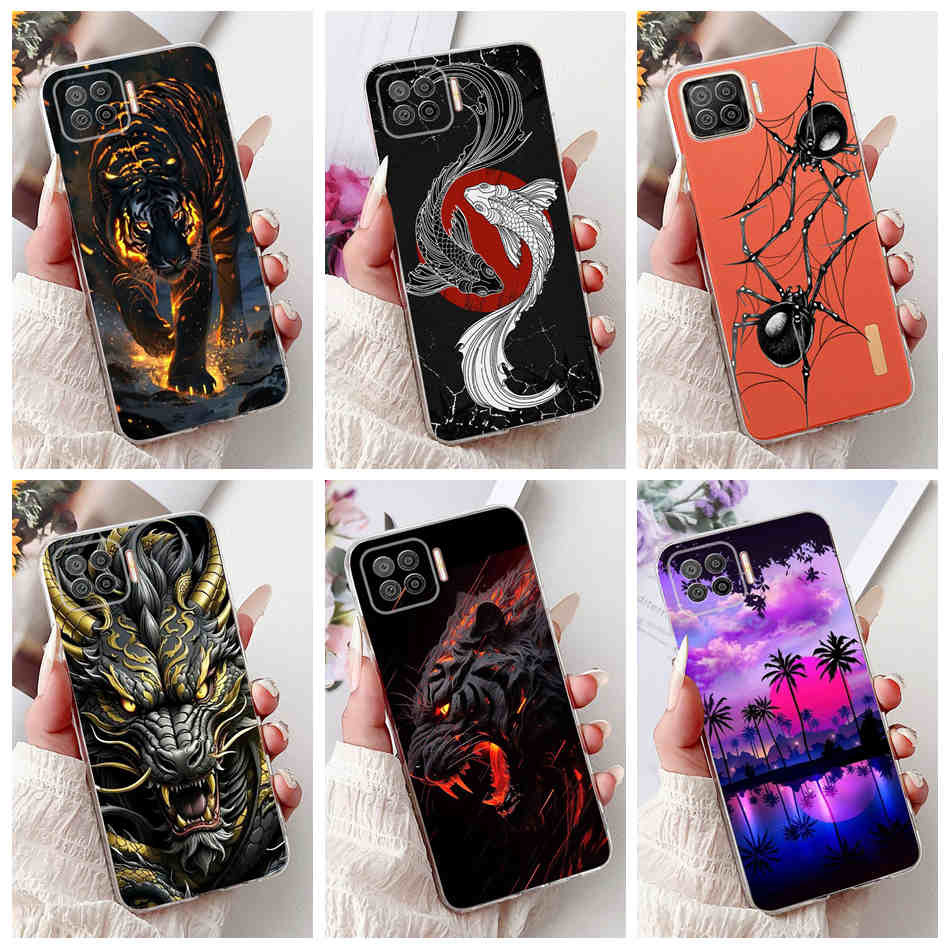 Dành Cho Oppo A73 A93 2020 Ốp Điện Thoại TPU Silicon Mềm Họa Tiết Nhện Oppo A93 A73 CPH2099 CPH2121