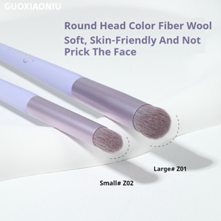 GUOXIAONIU Bàn chải che khuyết điểm cọ môi Đầu tròn