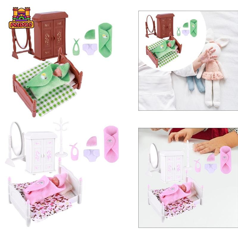 Predolo Mini Silicone Búp Bê Di Động Nhẹ Dễ Thương Thu Nhỏ Ngủ Nhỏ Cho Bé Gái Trẻ Em Quà Tặng Sinh N