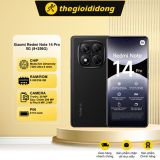 Điện thoại Xiaomi Redmi Note 14 Pro 5G (8+256G)