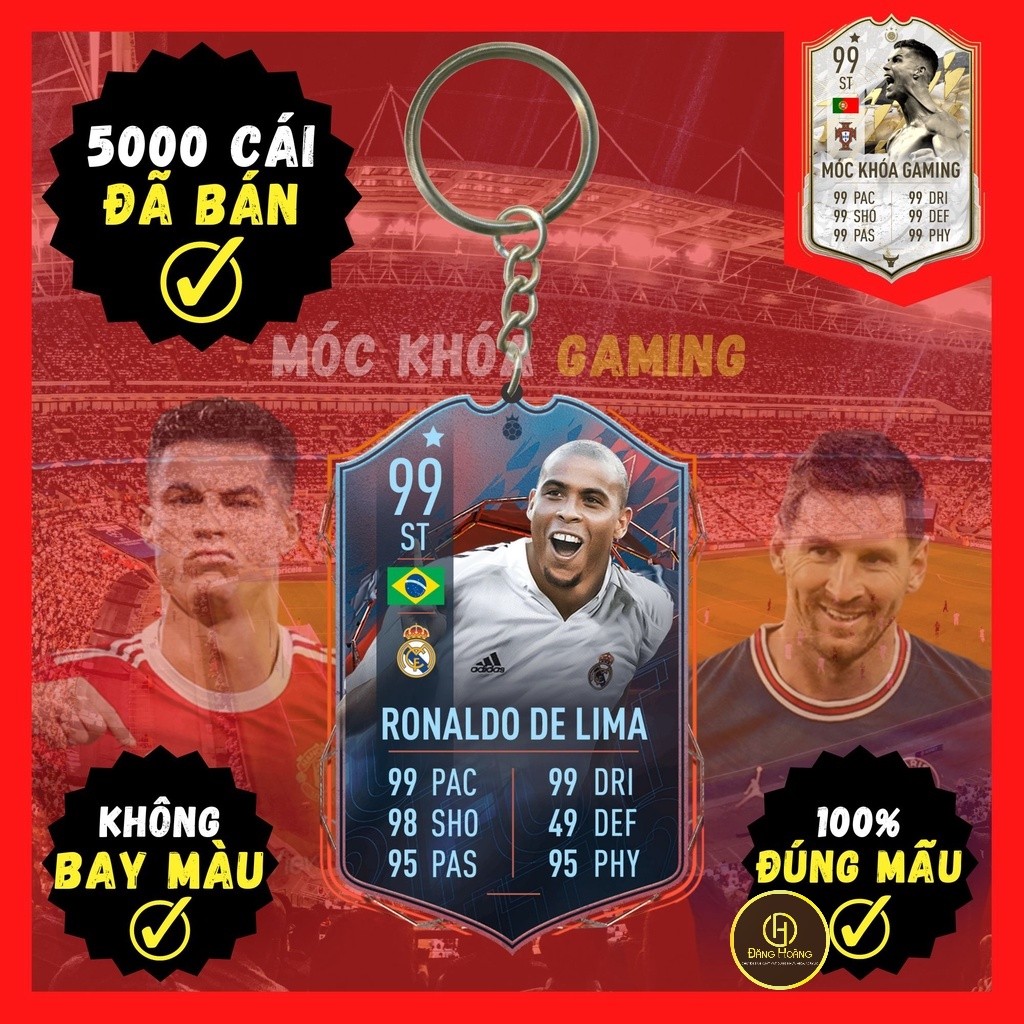 Móc Khóa Ronaldo De Lima ICON