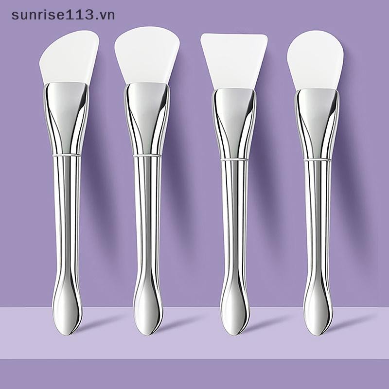 SR Beauty Soft Makeup Silicone Facial Mask Brush Mud Cream Brush Diy Skin Care Foundation Gel Cosmet