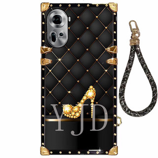 Ốp YJD Cho OPPO Reno11 Reno11F Dây Đeo Tay Giày Cao Gót Hấp Dẫn Vỏ Điện Thoại Chống Sốc