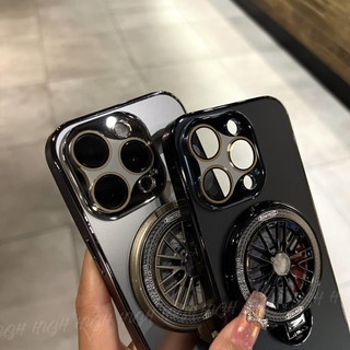 Titan nguyên bản AG chải bezels biến thành iPhone 16 Vỏ điện thoại cho iPhone 15 Pro MAX 11 12 13 14 Pro MAX Plus Crystal Shield bảo vệ ống kính với giá đỡ con quay hồi chuyển nhiệt