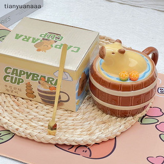 Tianyuanaaa Capybara Cốc Capybara Nước Xô Hình Cốc Hoạt Hình Sáng Tạo Cốc Đa Năng Cốc Cà Phê Cho Trẻ Em Sinh Nhật Năm Mới Quà Tặng Tốt