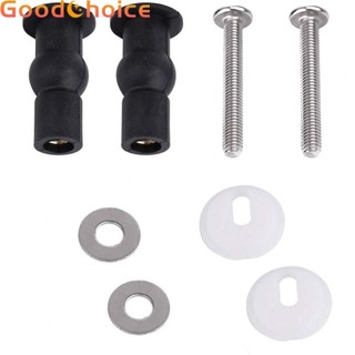 Toilet Lid Screws Rubber Stainless Steel 2 Pcs High Quality Seat Accessories