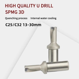  1 Mũi Khoan Dòng 3D SP Mũi Khoan Kim Loại Mũi Khoan Inser Khoan C25 C32 Độ Sâu 13mm-30mm Có Thể Lập Chỉ Mục U Máy Khoan Máy Tiện CNC 