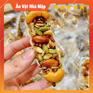 Bánh thuyền mix hạt dinh dưỡng,ăn kiêng, hạnh nhân hạt, hạt điều, gạo lứt, hạnh nhân lát,bí xanh eat clean, healthy