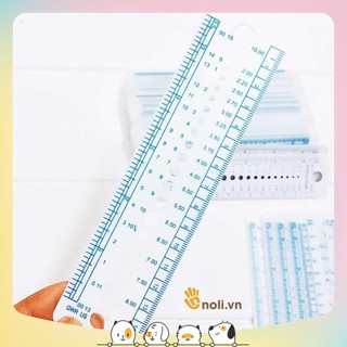 Thước đo size len sợi, kim móc