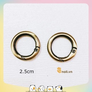Khoen tròn mở 25mm (1 cái)