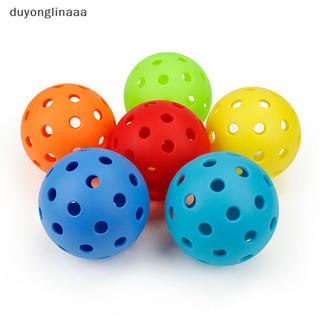(Duyonglinaaa) 5 Bóng Pickleball Ngoài Trời Bền Đẹp 40 Lỗ Huấn Luyện Pickleball Phụ Kiện MỚI