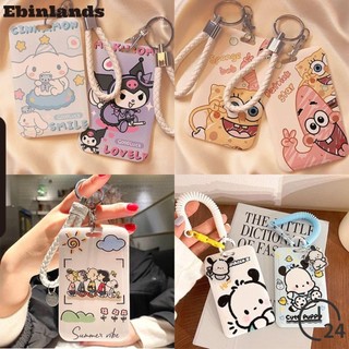 Hộp đựng thẻ EBINLANDS, Hộp đựng thẻ đa chức năng bằng nhựa, Phim hoạt hình Kuromi Pochacco Card Học sinh