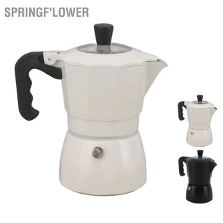SpringF'lower Máy pha cà phê Ý Moka Pot Dễ dàng vận hành Cà nhôm để