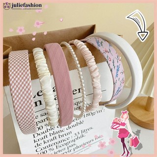 Juliefashion 3 Cái / bộ Nữ Tóc Vòng Phù Hợp Với Tính Khí Đơn Giản Băng Đô Phụ Kiện Tóc A3G1