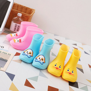 Trẻ em trẻ em giày đi mưa cho bé giày đi mưa nhỏ vịt vàng bé trai hoạt hình giày nước bé gái trẻ em tập đi giày nước áo mưa dễ thương