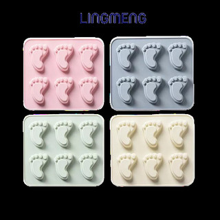 Children's foot shaped silicone mold, used for baking/chocolate/candy/cookie kitchen decoration