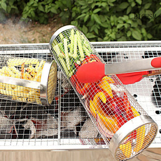 Bighsm Giỏ Nướng Inox Di Động Thịt Nướng Lồng Cán Giỏ Nướng BBQ Hữu Ích Giỏ Nướng Ngoài Trời Nướng Phụ Kiện SKK