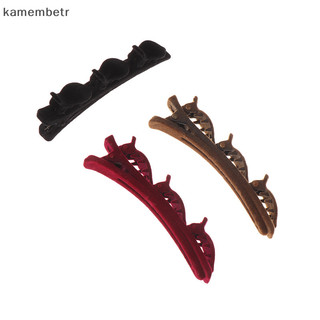 Kam Flocking Bangs Kẹp Tóc Mũ Nữ Dễ Thương Barrettes Hairgrip Bện Kẹp Tóc Phụ Kiện Tóc n