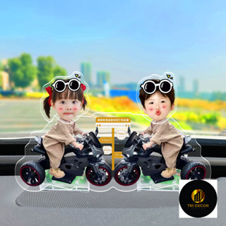 Xe lắc đầu đồ trang trí tùy chỉnh hình đại diện cặp đôi hình ảnh bàn trang trí nội thất xe hơi Đồ trang trí tự làm