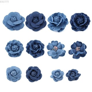 Hik May-on Denim Hoa Trang Trí DIY Quần Áo Và Trang Trí Nhà 5 Chiếc
