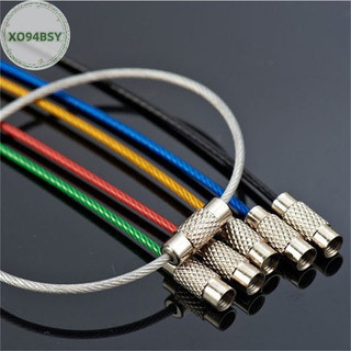 Xo94bsy 1 chiếc chìa khóa dụng cụ ngoài trời dây móc khóa cáp dây vít khóa móc khóa vn