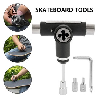 Skjk Skate Tool Roller Skate Cờ lê hạng nặng Hình chữ T Bán tự động Ván trượt Công cụ sửa chữa