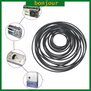 Bon dài 25-80mm 200 Chiếc Lô Trộn Máy Hình Tròn Ổ Đĩa Đai Bộ Thay Thế Đai Cao Su Phù Hợp Cho Máy Ghi Âm Walkman DVD