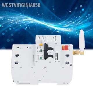 Westvirginia058 công tắc ngắt mạch wifi 63a 2p điều khiển từ xa thông minh cho tuya ac230v