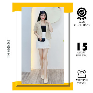 Khoác Vest Crop 1 Nút THE BEST KAD019