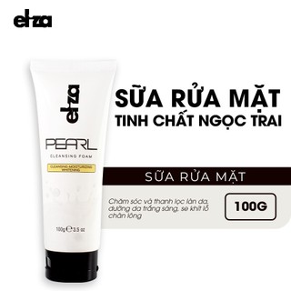  Sữa rửa mặt ngọc trai Eliza Pearl 100g làm sạch và dưỡng sáng da